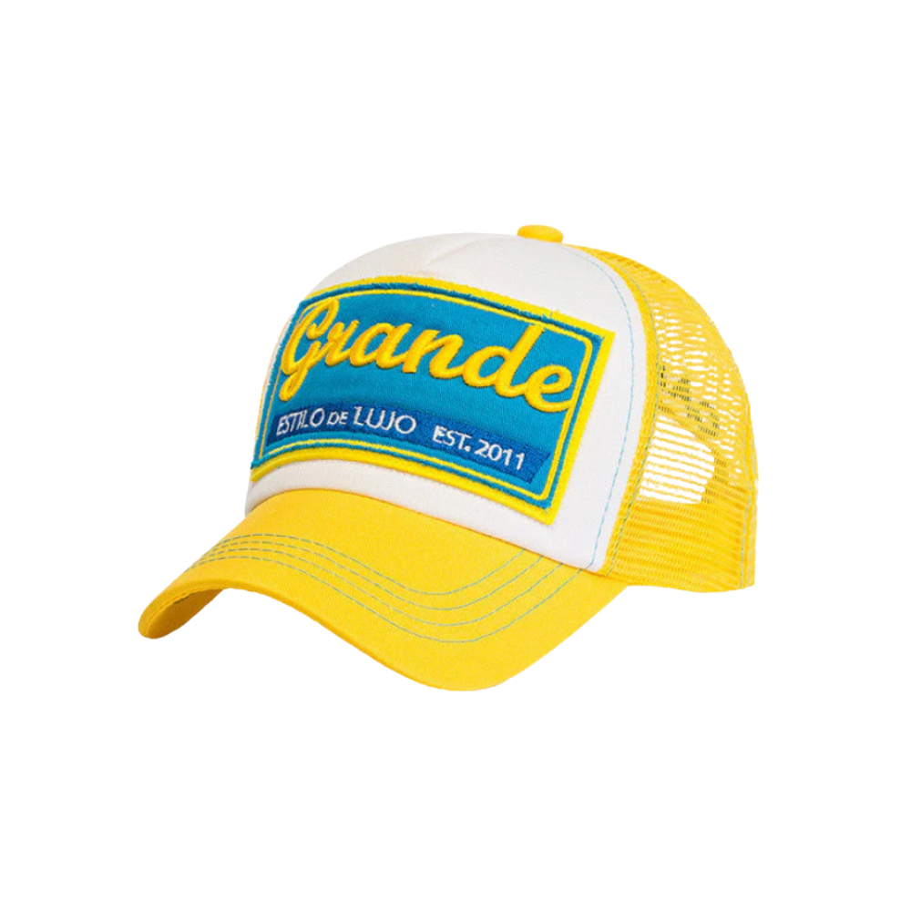 Grande Yellow/White/Yellow Cap